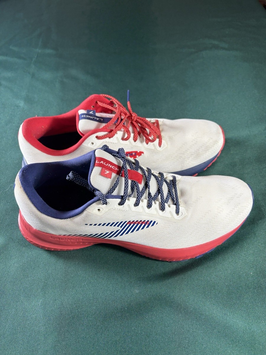 Brooks Launch 7 USA Red White Blue Running Shoes 1203221B166