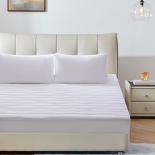250 Thread Count Waterproof Cotton Mattress Pad King 78 in x 80 in
