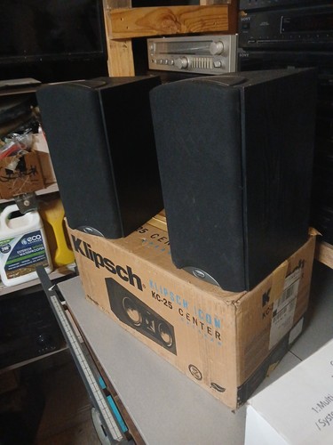 Klipsch Icon KC-25 Center & A Pair Of Synergy B2 Bookshelf Speakers | eBay