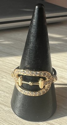 Bombenparty 925 Sterling auf Gold (Vermeil) Ringgröße 7 - sie bedeutet Business 
