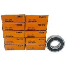  10 PACK USA TIMKEN 6204-2RS C3 20X47X14MM Double Rubber Seal Bearings