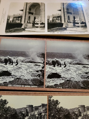 Antike Stereo Betrachter x2 und große Menge Karten Lot - Bild 10 von 21