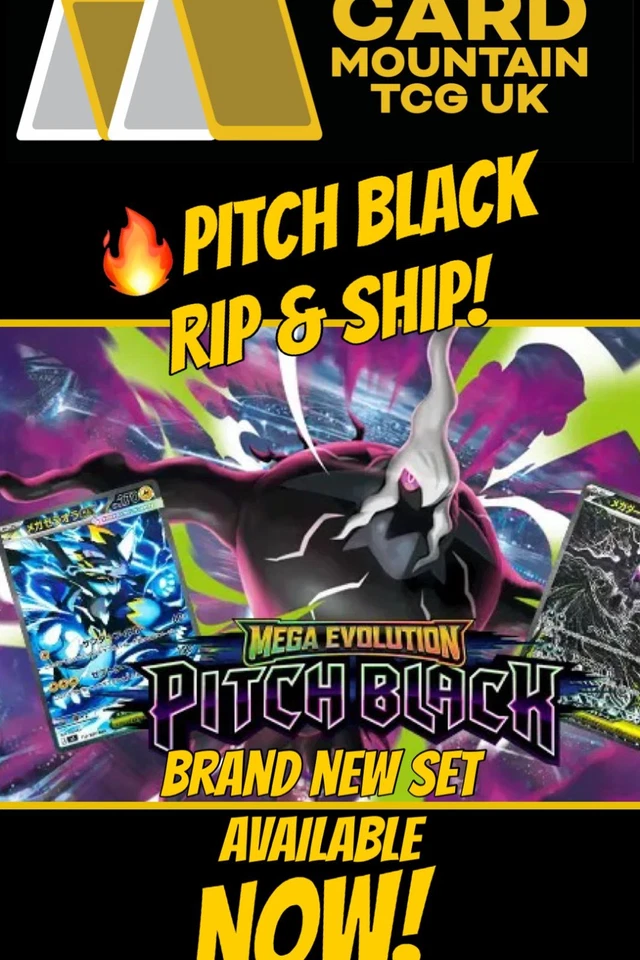 PITCH BLACK Pick Your Pack! Rip & Ship!