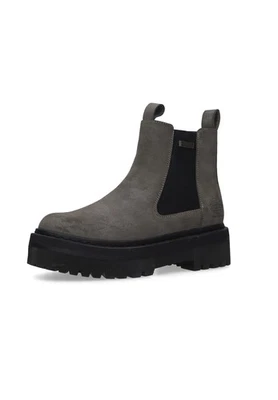 Dockers by Gerli Damen Stiefelette vegan gefüttert 57AZ204-810-221 grau