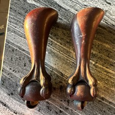 Pair Of Vintage Ball And Claw
