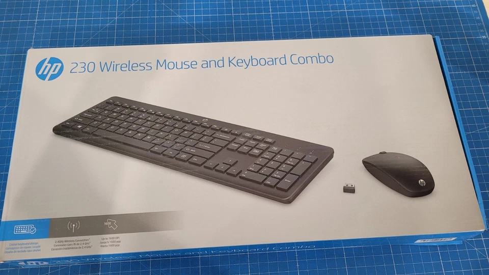 HP 230 Wireless Maus und Tastatur Set Schwarz Qwertz (CH) - Bild 3 von 4