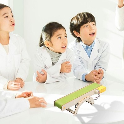 Vorbau Spielzeug Zum Selbermachen Selbstmontage Handwerk 1 Set Förderband für Kinder Schule Familie