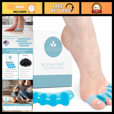 Toe Separators  Spacers for Men  Women - Regular Size, Blue - Foot Pain Relief