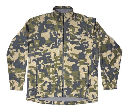 Kuiu Chinook Jacket 2XL Soft Shell Verde Camouflage Hunting - Picture 2 of 12