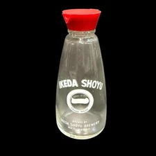 Vintage Ikeda Shoyu Hilo Soy Sauce Hawaii Empty Bottle Hawaiiana Ramen