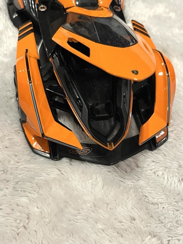 Maisto Special Edition 1:18 Scale Lamborghini V12 Vision Gran Turismo Orange - Picture 4 of 7