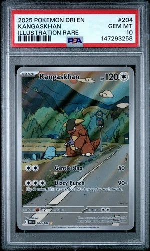 Kangaskhan 204/182 PSA 10 Destined Rivals Pokemon TCG Illustration Rare