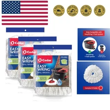 EasyWring Spin Mop Head Refill Pack of 3