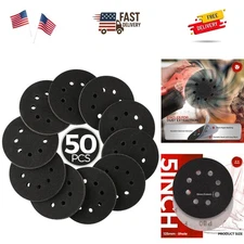 50PC 5" Wet/Dry Sanding Discs - Versatile Silicon Carbide for Automotive & More