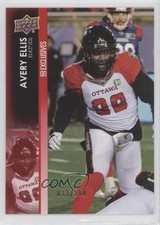 2022 Upper Deck CFL Exclusives 33/100 Avery Ellis #19 1g8w