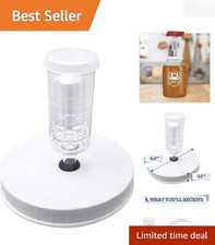 Standard 1-Gallon Jar Fermentation Lid with 3-Piece Airlock - Leak-Proof Design