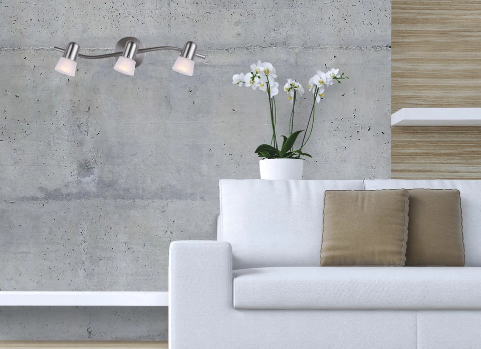 Canarm IT5351 Omni 3 luces 23"W riel fijo - techo o pared - gris Foto 2 de 2