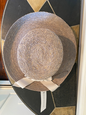 HELEN KAMINSKI NEWPORT SB RAFFIA HAT ECLIPSE MELANGE/MOONLIGHT NEW