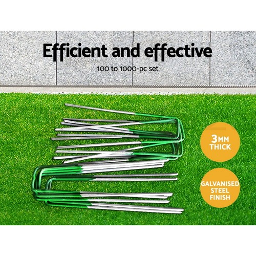 Prime Turf Synthetic Artificial Grass Pins Fake Lawn Turf Weed Mat U Pegs - Picture 5 of 9
