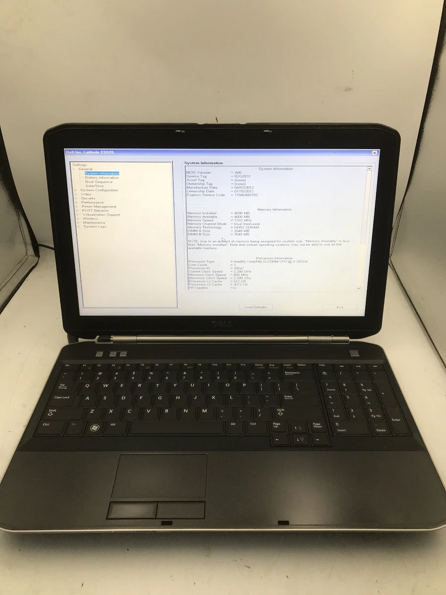 Dell Latitude E5520 for sale - eBay