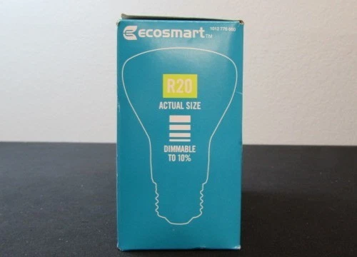 EcoSmart LED R20 Dimmable Flood Light Bulb up to 100W Indoor Outdoor 3pk A10 - Image 4 of 4