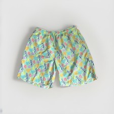 Peter Millar Swim Trunks Shorts Mens XL Green Hula Girls Tropical Mesh Lined