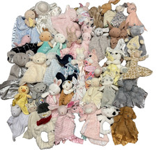 Lovey Security Blankets Lot Plush Baby Doll Reseller Wholesale Bundle 40 Pcs E
