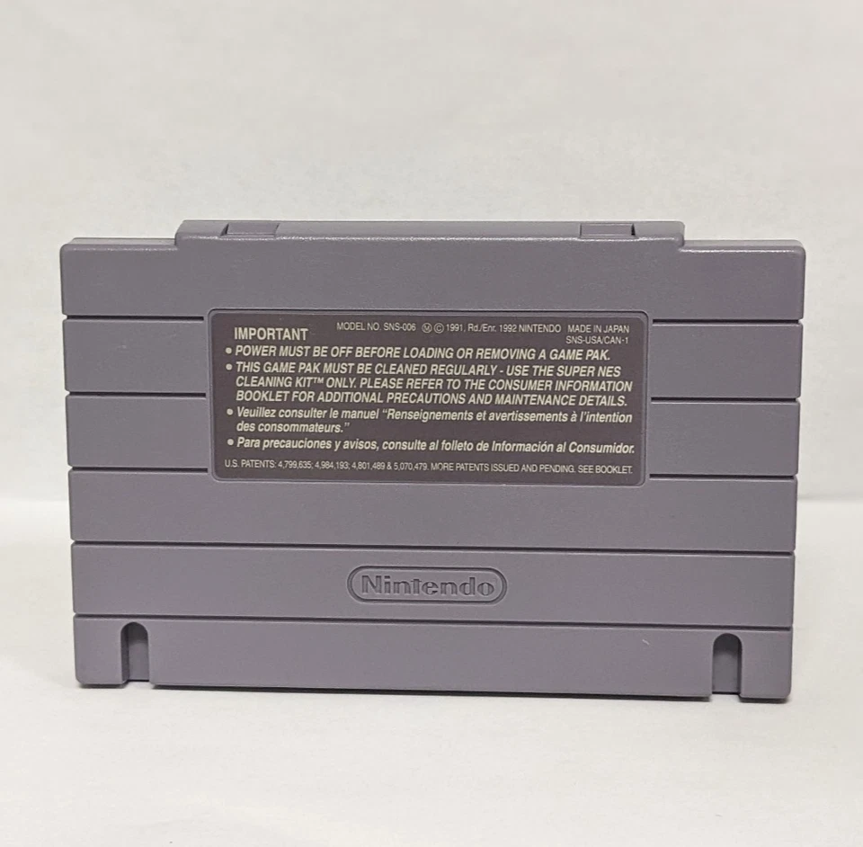 Authentic Nintendo SNES Pitfall The Mayan Adventure SNES Cartridge | Tested - Image 2 of 2