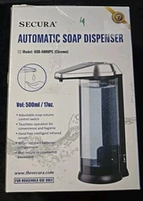 Secura 17oz/500ml Premium Touchless Battery Operated Electric Automatic Soap