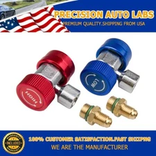 High & Low Quick Coupler Connector Adapter for A/C Manifold Gauge Set -NEW