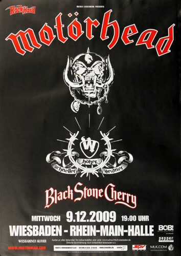 Motörhead - Motörizer, Wiesbaden 2009 | Konzertplakat | Poster - Bild 1 von 6