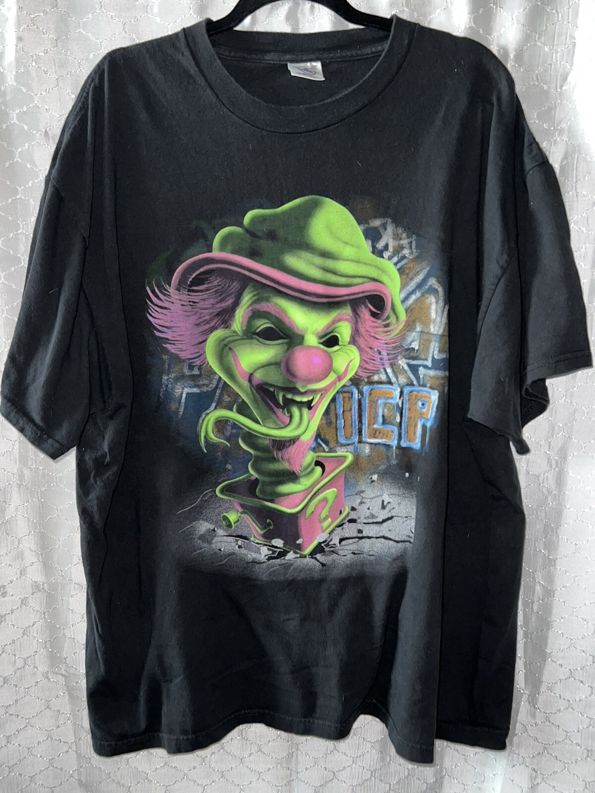 Rare VTG ICP Insane Clown Posse Jack In The Riddle Box Album T Shirt 90s