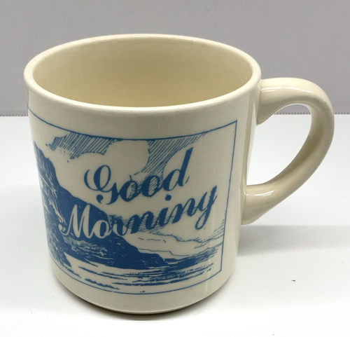 Vintage Good Morning Kaffeebecher Tasse USA Restaurant Ware