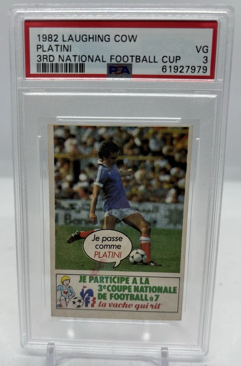 Carte De Collection Football - Coupe Du Monde 1982 - France Vs RFA - Platini (Rookie) - Non Gradée