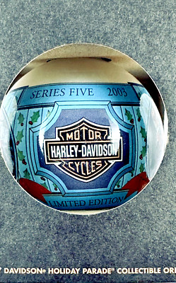 Harley Davidson 2003 Christmas Ball Ornament Series 5 Limited Edition