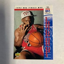 1993 NBA Finals Michael Jordan MVP Basketball Trading Card #204