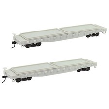 2 Set Spur H0 1:87 Offener Güterwagen Flachw...