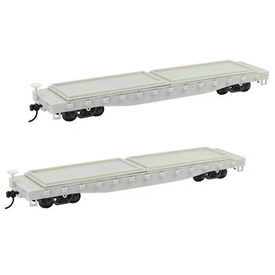 EVEMODEL 2 Set Spur H0 1:87 Offener Güterwagen Flachwagen Schwerlast Wagen Klebstoff