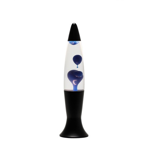 Lámpara De Lava Retro Azul Negro H:40cm G9 Incl. Bombilla Lámpara De Mesa ROXY - Imagen 4 de 7