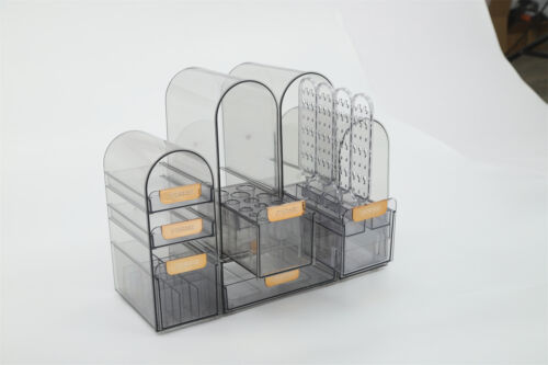Arbeitsplatte Make-up Organizer Make-up Organizer Multifunktion Organizer Grau - Bild 6 von 13
