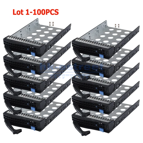 Lot SuperMicro 01-SC93301 3.5 SAS/SATA Hot Swap Hard Drive Caddy w/screws