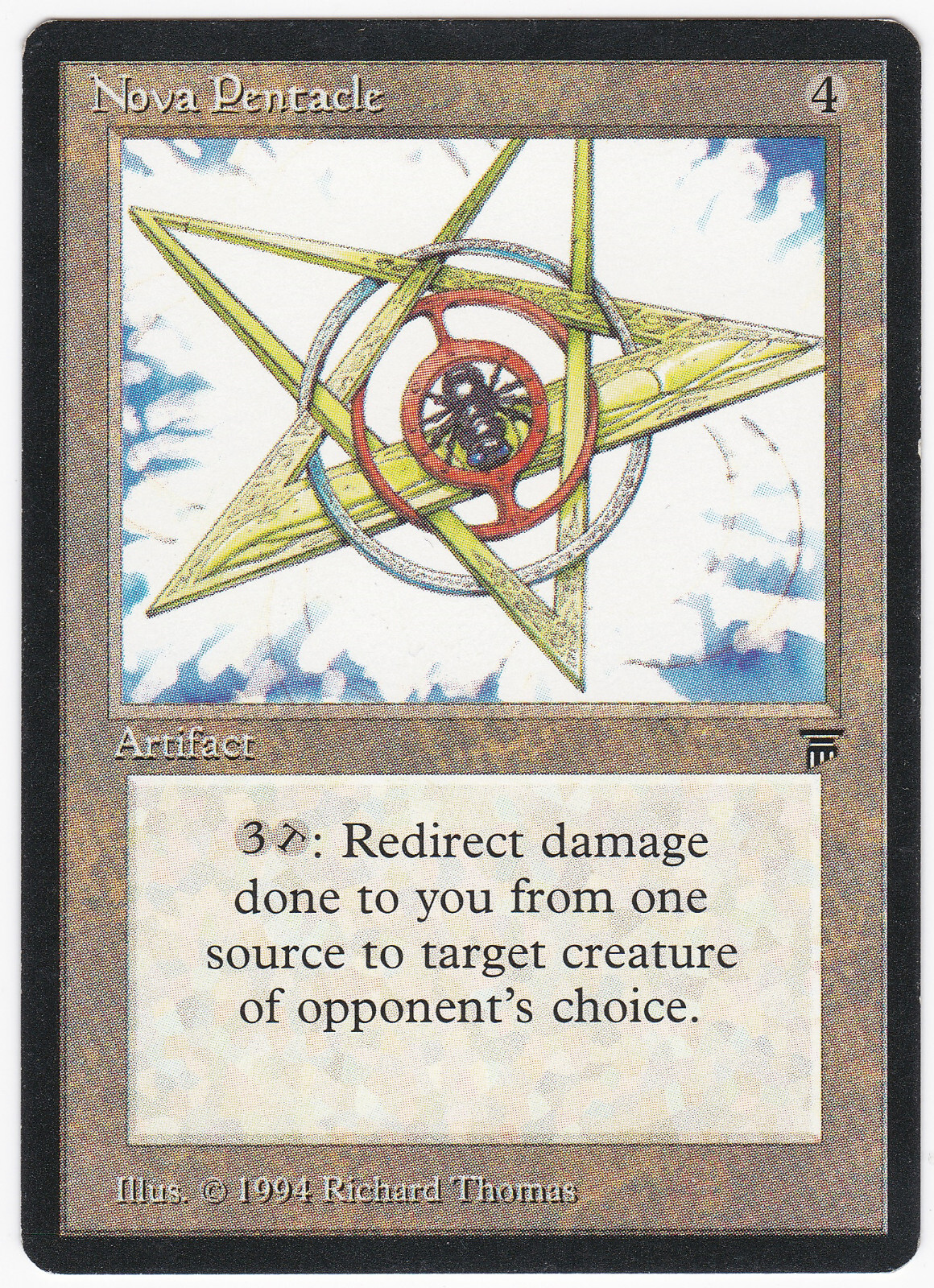 MTG 1X Nova Pentacle ~ NM ~ Legends ~ Rare Artifact ~ Vintage 1994 ~ English