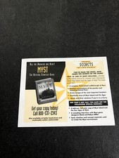 The Myst Players guide offer Insert