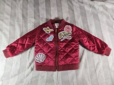 Disney Collection by Tutu Couture Dream Quilted Full Zip Bomber Jacket Girls 2T