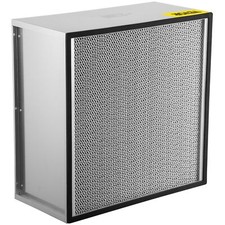 HEPA Replacement Filter 24''x24''x11.5'' Pleated Air Filter Galvanized Frame