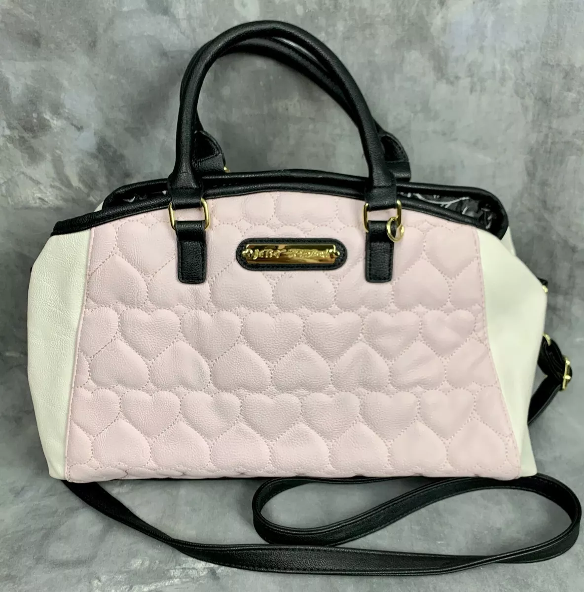 Lot of 3 Betsey Johnson Purses 1 Large 2 Small