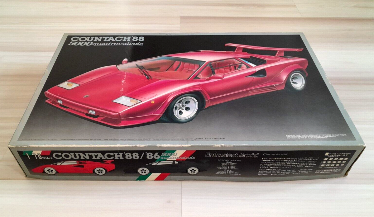 あ*め様 フジミ COUNTACH '88 5000 1/16スケール Lamborghini Countach '88 5000 quattrovalvole in 1:16 scale