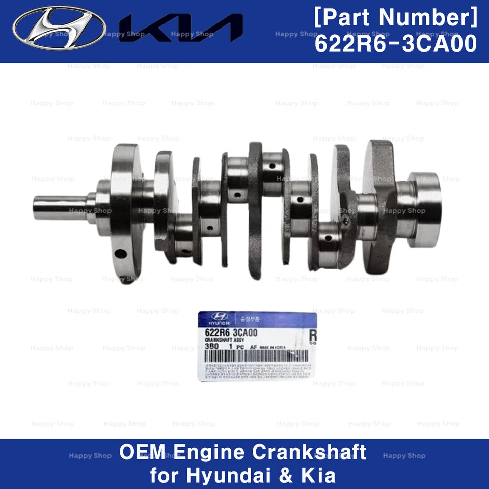 Cigüeñal motor OEM 622R63CA00 para Hyundai Azera Entourage Veracruz Genesis Foto 2 de 2