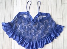 Vintage Womans Sheer Lingerie Top 1X