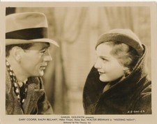 GARY COOPER ANNA STEN Original Vintage WEDDING NIGHT Samuel Goldwyn Studio Photo